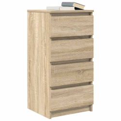 Komoda Sonoma Oak 37,5x35x76 cm Drewno klejone