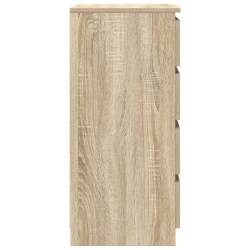 Komoda Sonoma Oak 37,5x35x76 cm Drewno klejone