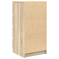 Komoda Sonoma Oak 37,5x35x76 cm Drewno klejone