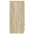 Komoda Sonoma Oak 37,5x35x76 cm Drewno klejone
