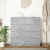 Komoda Betonowa Szara 100x35x99 cm Drewno klejone