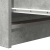 Komoda Betonowa Szara 100x35x99 cm Drewno klejone