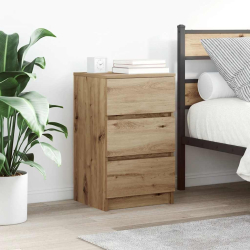 Szafka nocna z 3 szufladami Artisan Oak 39x35x65 cm