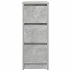 Komoda Betonowa Szara 29,5x34x76 cm Drewno klejone