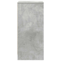 Komoda Betonowa Szara 29,5x34x76 cm Drewno klejone