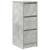 Komoda Betonowa Szara 29,5x34x76 cm Drewno klejone
