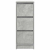 Komoda Betonowa Szara 29,5x34x76 cm Drewno klejone