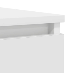 Komoda z szufladami Biała 100,5x35x76 cm Drewno klejone