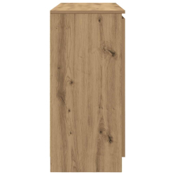 Komoda z szufladami Artisan Oak 100,5x35x76 cm Drewno klejone