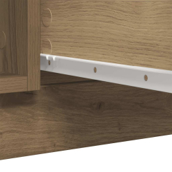 Komoda z szufladami Artisan Oak 100,5x35x76 cm Drewno klejone