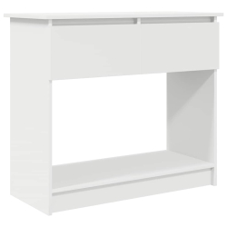 Konsola z szufladami Biała 85,5x38,5x74,5 cm