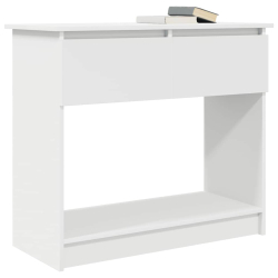 Konsola z szufladami Biała 85,5x38,5x74,5 cm