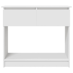Konsola z szufladami Biała 85,5x38,5x74,5 cm