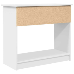 Konsola z szufladami Biała 85,5x38,5x74,5 cm