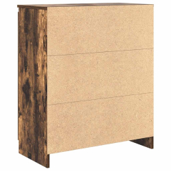 Komoda z szufladami Dąb wędzony 71x35x84 cm Drewno klejone