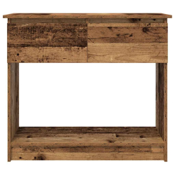 Konsola ze Szufladami Stare Drewno 85,5x38,5x74,5 cm