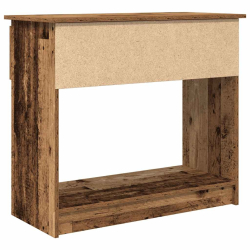 Konsola ze Szufladami Stare Drewno 85,5x38,5x74,5 cm
