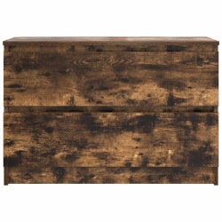 Szafka RTV Dąb wędzony 80x35x54 cm Drewno klejone