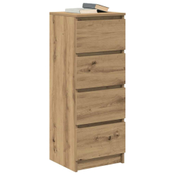 Komoda Artisan Dąb 37,5x35x99 cm Drewno klejone