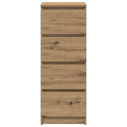 Komoda Artisan Dąb 37,5x35x99 cm Drewno klejone