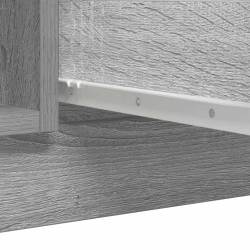 Komoda z szufladami Szara Sonoma 100,5x35x76 cm Drewno klejone