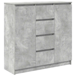 Komoda z szufladami Betonowy Szary 100,5x35x98,5 cm