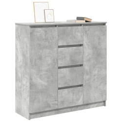 Komoda z szufladami Betonowy Szary 100,5x35x98,5 cm
