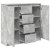 Komoda z szufladami Betonowy Szary 100,5x35x98,5 cm