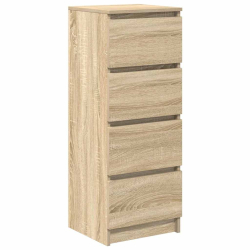 Komoda Sonoma Oak 37,5x35x99 cm Drewno klejone