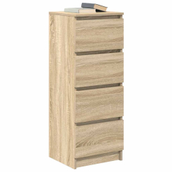 Komoda Sonoma Oak 37,5x35x99 cm Drewno klejone