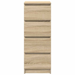 Komoda Sonoma Oak 37,5x35x99 cm Drewno klejone