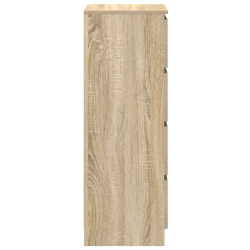 Komoda Sonoma Oak 37,5x35x99 cm Drewno klejone