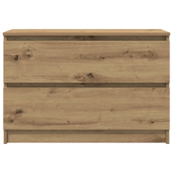 Szafka RTV Artisan Oak 80x35x54 cm Drewno klejone