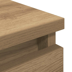 Szafka RTV Artisan Oak 80x35x54 cm Drewno klejone