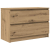 Szafka RTV Artisan Oak 80x35x54 cm Drewno klejone