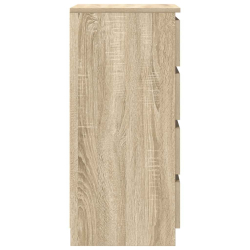 Komoda z szufladami Dąb Sonoma 37,5x35x99 cm Drewno klejone