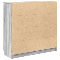 Komoda z szufladami Szara Sonoma 100,5x35x98,5 cm