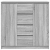 Komoda z szufladami Szara Sonoma 100,5x35x98,5 cm