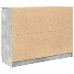 Komoda z szufladami Betonowy Szary 100,5x35x76cm Drewno klejone