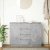 Komoda z szufladami Betonowy Szary 100,5x35x76cm Drewno klejone