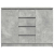 Komoda z szufladami Betonowy Szary 100,5x35x76cm Drewno klejone