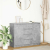 Komoda z szufladami Betonowy Szary 100,5x35x76cm Drewno klejone