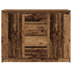 Komoda z szufladami Stare drewno 100,5x35x76 cm Drewno klejone