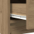 Komoda z szufladą Artisan Oak 71x35x65 cm Drewno klejone
