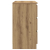 Komoda z szufladą Artisan Oak 71x35x65 cm Drewno klejone
