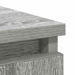 Komoda z szufladami Szary Sonoma 71x35x84 cm Drewno klejone