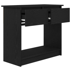 Konsola z szufladami Czarny 85,5x38,5x74,5 cm