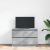 Szafka RTV Betonowa Szara 80x35x54 cm Drewno klejone