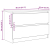 Szafka RTV Betonowa Szara 80x35x54 cm Drewno klejone