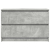 Szafka RTV Betonowa Szara 80x35x54 cm Drewno klejone
